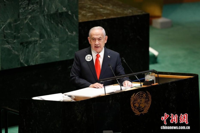 资料图：以色列总理内塔尼亚胡。中新社记者 廖攀 摄